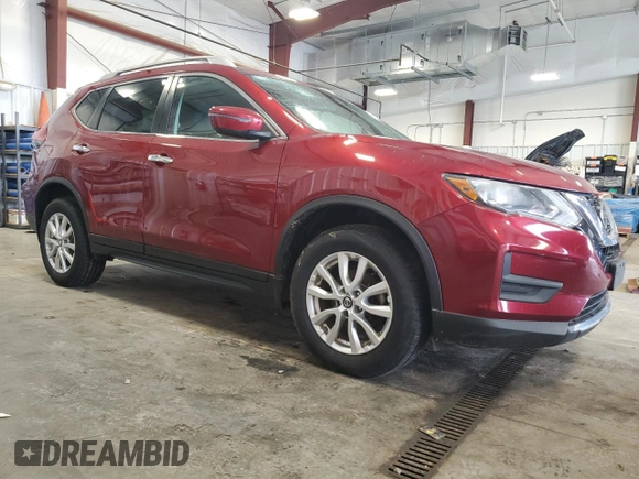 2018 Nissan Rogue SV with VIN 5N1AT2MVXJC703811, listed as a Copart auction lot 54958985 with 170,437 mi miles and Non Repairable. Bid and sale history available at DreamBid. Image 4.