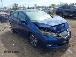 2022 Nissan LEAF SV with VIN 1N4AZ1CV4NC561739, listed as a IAAI auction lot 41893803 with 26,993 mi miles and . Bid and sale history available at DreamBid. Image 1.