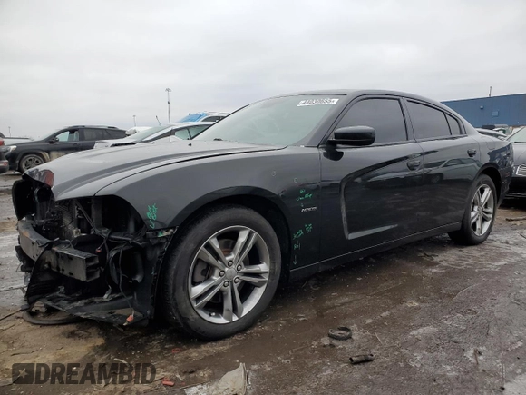 2013 Dodge Charger RT Plus with VIN 2C3CDXDT7DH671346, listed as a Copart auction lot 44030655 with 103,112 mi miles and Clean Title. Bid and sale history available at carsss.com. Image 1.