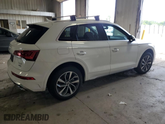2023 Audi Q5 S line Premium Plus с VIN WA1EAAFY7P2125155, выставлен на аукционе Copart как лот 61812125 с пробегом 52 587 миль миль и Списание • Salvage title. История ставок и продаж доступна на DreamBid. Изображение 3.