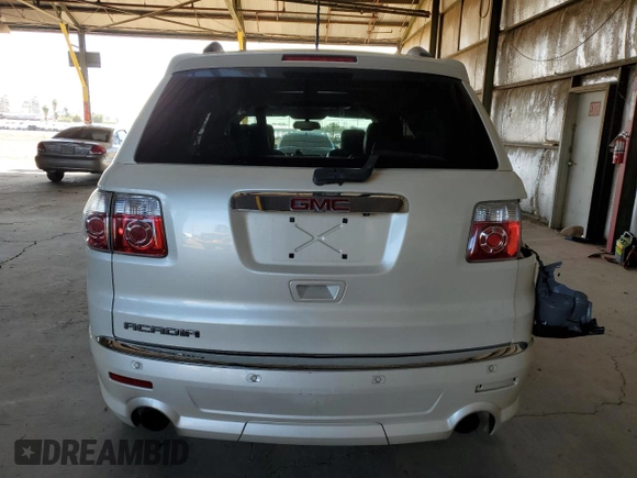 2012 GMC Acadia Denali with VIN 1GKKRTED6CJ236022, listed as a Copart auction lot 57525485 with 223,389 mi miles and Salvage title. Bid and sale history available at DreamBid. Image 6.