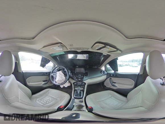 2017 Ford Fiesta Titanium with VIN 3FADP4CJ4HM123260, listed as a Copart auction lot 46355095 with 69,398 mi miles and Salvage Title. Bid and sale history available at carsss.com. Image 12.