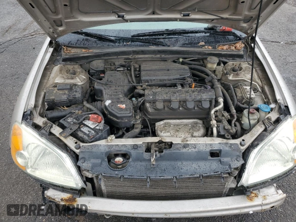 2001 Honda Civic EX with VIN 1HGES257X1L048799, listed as a Copart auction lot 51830975 with 201,051 mi miles and Salvage Title. Bid and sale history available at carsss.com. Image 11.