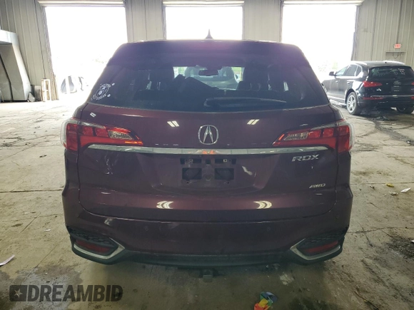2016 Acura RDX Advance with VIN 5J8TB4H73GL007812, listed as a Copart auction lot 58619505 with 71,244 mi miles and Clean title. Bid and sale history available at DreamBid. Image 6.