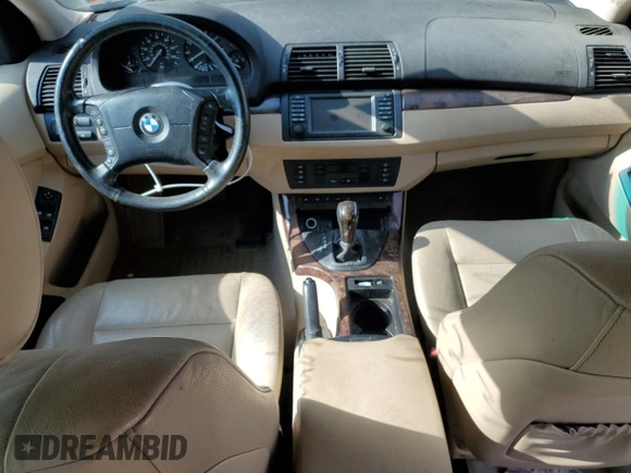 2005 BMW X5 3.0i with VIN 5UXFA13575LY08595, listed as a Copart auction lot 74035304 with 241,589 mi miles and Clean Title. Bid and sale history available at carsss.com. Image 8.