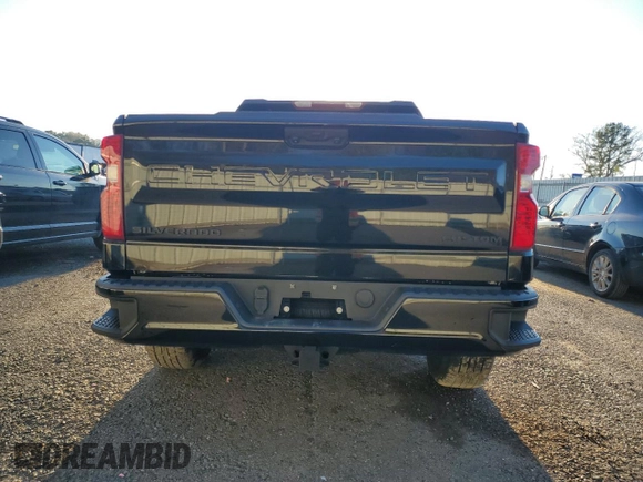 2022 Chevrolet Silverado 1500 Custom with VIN 1GCPDBEK9NZ524775, listed as a Copart auction lot 41422045 with 23,819 mi miles and Salvage Title. Bid and sale history available at carsss.com. Image 6.