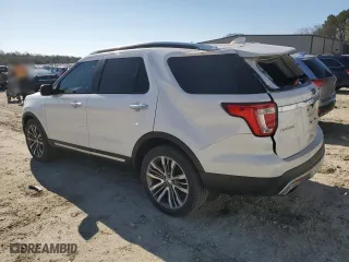 2017 Ford Explorer Platinum with VIN 1FM5K8HT3HGB88122, listed as a Copart auction lot 46646155 with 59,157 mi miles and Salvage Title. Bid and sale history available at carsss.com. Image 2.