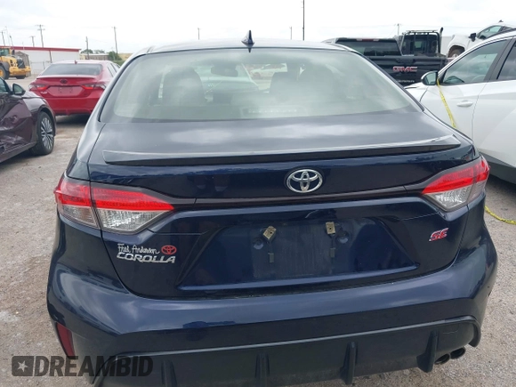2024 Toyota Corolla SE with VIN JTDS4MCE5RJ103854, listed as a IAAI auction lot 42128851 with 53,379 mi miles. Bid and sale history available at carsss.com. Image 15.