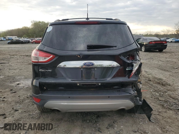 2013 Ford Escape SEL with VIN 1FMCU9HX4DUC21795, listed as a Copart auction lot 50411635 with 161,118 mi miles and Salvage Title. Bid and sale history available at carsss.com. Image 6.
