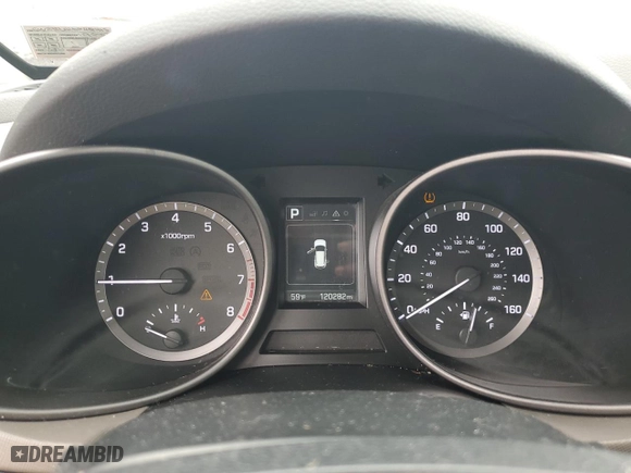 2017 Hyundai Santa Fe Sport 2.4L with VIN 5XYZTDLB1HG418494, listed as a Copart auction lot 53933345 with 120,282 mi miles and Salvage Title. Bid and sale history available at carsss.com. Image 9.