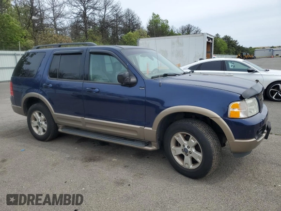 2004 Ford Explorer Eddie Bauer with VIN 1FMDU74W64UB74730, listed as a Copart auction lot 58534535 with 167,112 mi miles and Salvage title. Bid and sale history available at DreamBid. Image 4.