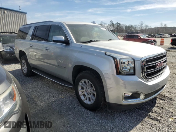 2018 GMC Yukon XL SLT with VIN 1GKS1GKCXJR328985, listed as a Copart auction lot 49485935 with 114,927 mi miles and Salvage Title. Bid and sale history available at carsss.com. Image 4.