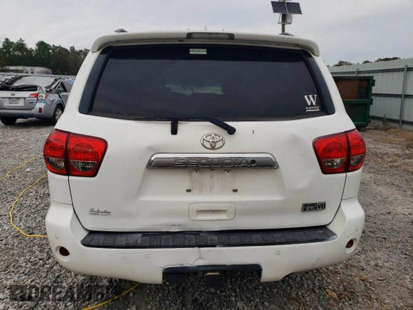 2013 Toyota Sequoia Limited with VIN 5TDKY5G10DS050025, listed as a Copart auction lot 75077594 with 183,716 mi miles and Salvage Title. Bid and sale history available at carsss.com. Image 6.