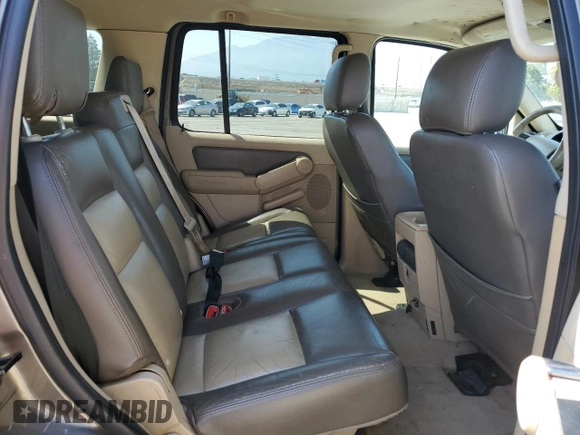 2006 Ford Explorer XLT with VIN 1FMEU63E76ZA01408, listed as a Copart auction lot 58244045 with 98,007 mi miles and Salvage title. Bid and sale history available at DreamBid. Image 11.