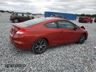 2012 Honda Civic Cpe Si with VIN 2HGFG4A54CH702346, listed as a Copart auction lot 52257745 with 142,564 mi miles and Salvage Title. Bid and sale history available at carsss.com. Image 3.