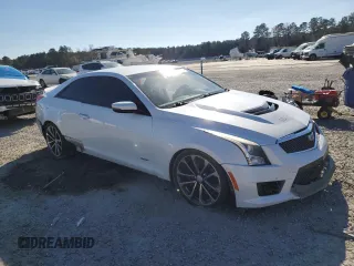 2016 Cadillac ATS-V with VIN 1G6AN1RY9G0100034, listed as a Copart auction lot 82102764 with Not Provided miles and Salvage Title. Bid and sale history available at carsss.com. Image 4.