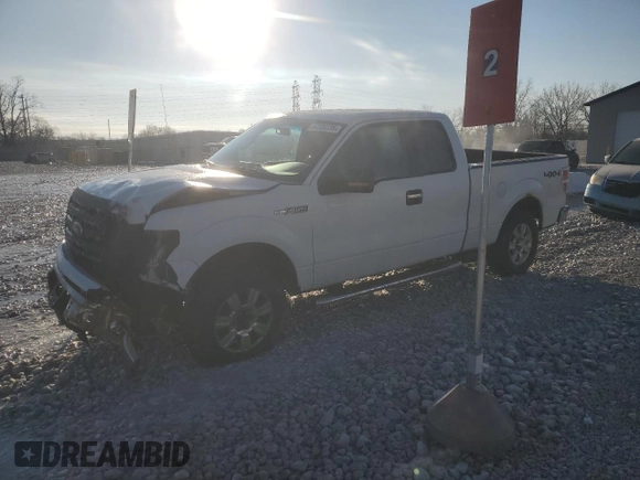 2012 Ford F-150 XL with VIN 1FTEX1EM2CFA11764, listed as a Copart auction lot 44336535 with 182,797 mi miles and Salvage Title. Bid and sale history available at carsss.com. Image 1.