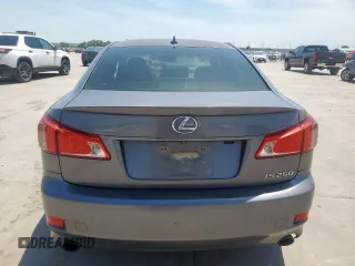 2013 Lexus IS 250 with VIN JTHBF5C27D5186922, listed as a Copart auction lot 56960025 with 226,351 mi miles and Salvage title. Bid and sale history available at DreamBid. Image 6.