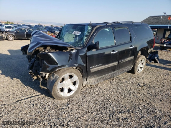 2012 Chevrolet Suburban LT with VIN 1GNSKJE76CR147543, listed as a Copart auction lot 88861085 with 0 mi miles and Salvage Title. Bid and sale history available at carsss.com. Image 1.