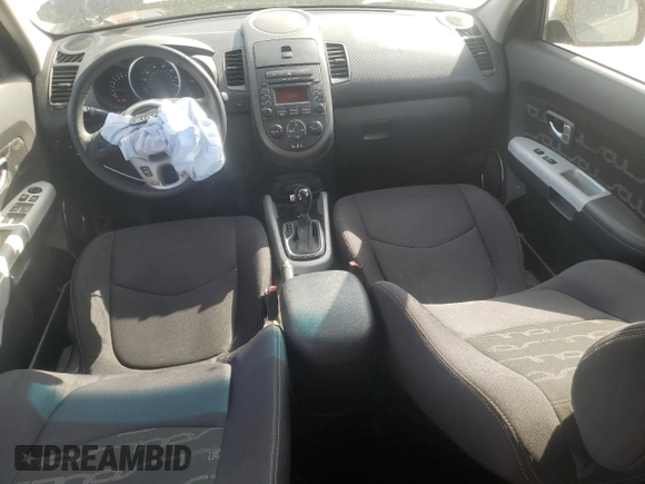 2012 Kia Soul + with VIN KNDJT2A67C7353440, listed as a Copart auction lot 50378265 with 46,719 mi miles and Salvage Title. Bid and sale history available at DreamBid. Image 8.
