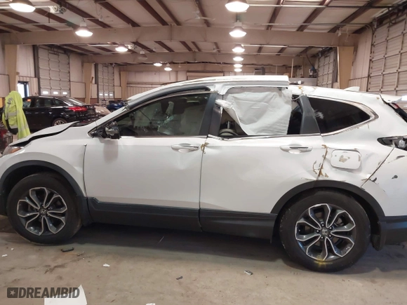 2020 Honda CR-V EX with VIN 2HKRW1H59LH414140, listed as a IAAI auction lot 41374885 with 46,674 mi miles. Bid and sale history available at carsss.com. Image 13.