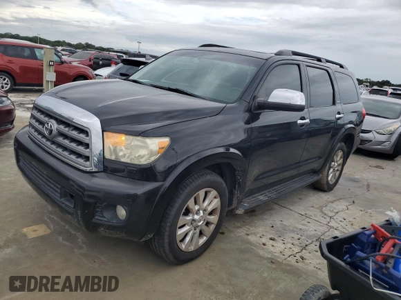 2010 Toyota Sequoia Platinum with VIN 5TDYY5G15AS026860, listed as a Copart auction lot 75081684 with 173,455 mi miles and Non Repairable. Bid and sale history available at carsss.com. Image 1.