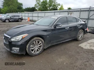 2015 Infiniti Q70 z VIN JN1BY1APXFM541211, wystawiony jako Copart lot #55721515 z przebiegiem 134 025 mil mil oraz Nie do naprawy • Non repairable. Historia ofert i sprzedaży dostępna na DreamBid. Obrazek 1.