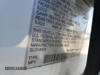2024 Audi Q7 Premium z VIN WA1ACBF7XRD004147, wystawiony jako Copart lot #46189845 z przebiegiem 14 621 mil mil oraz Szkoda całkowita • Salvage title. Historia ofert i sprzedaży dostępna na DreamBid. Obrazek 14.
