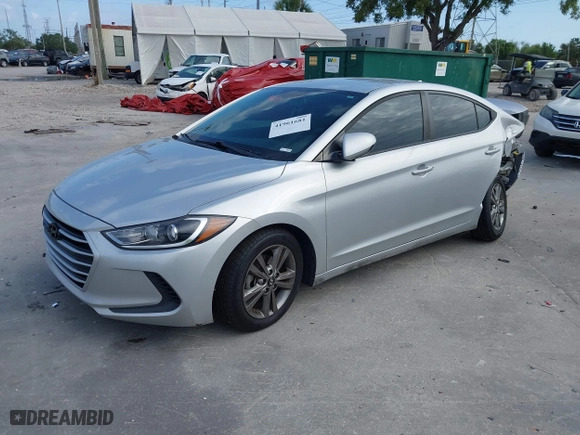 2018 Hyundai Elantra SEL with VIN 5NPD84LF9JH389453, listed as a IAAI auction lot 41961681 with 81,628 mi miles. Bid and sale history available at carsss.com. Image 18.