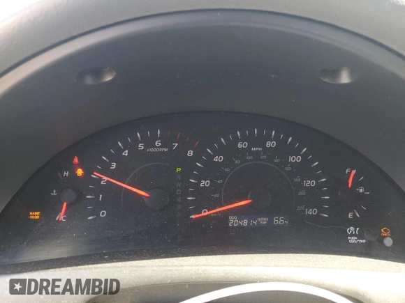 2008 Toyota Camry LE z VIN 4T1BE46K88U734590, wystawiony jako Copart lot #58566685 z przebiegiem 204 814 mil mil oraz Szkoda całkowita • Salvage title. Historia ofert i sprzedaży dostępna na DreamBid. Obrazek 9.
