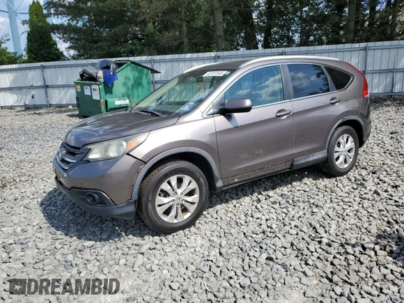 2013 Honda CR-V EX-L with VIN 5J6RM4H77DL041924, listed as a Copart auction lot 63707845 with 134,328 mi miles and Salvage title. Bid and sale history available at DreamBid. Image 1.