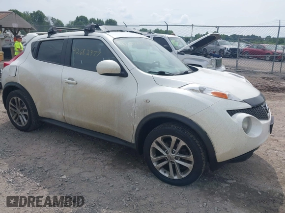 2014 Nissan Juke Nismo with VIN JN8AF5MV8ET355062, listed as a IAAI auction lot 42682377 with 134,118 mi miles and . Bid and sale history available at DreamBid. Image 1.