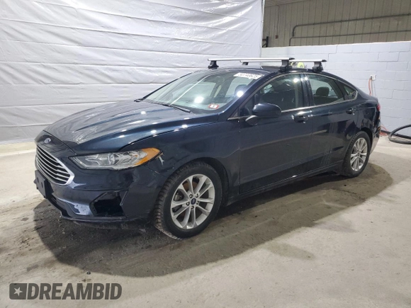 2020 Ford Fusion SE with VIN 3FA6P0HD0LR158152, listed as a Copart auction lot 50740625 with 24,058 mi miles and Salvage Title. Bid and sale history available at DreamBid. Image 1.