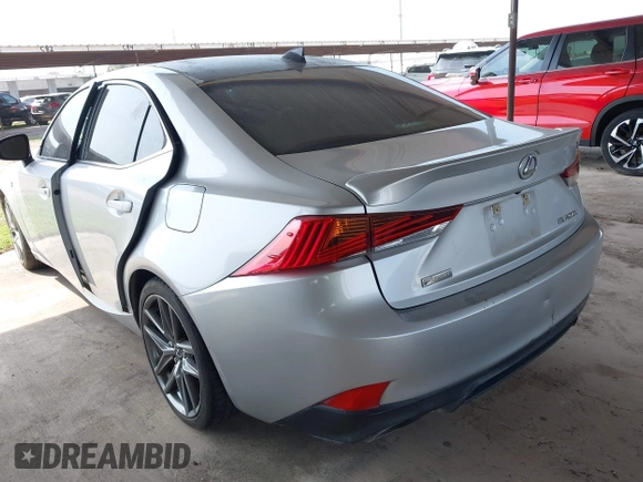 2017 Lexus IS 200t with VIN JTHBA1D26H5041804, listed as a IAAI auction lot 41937315 with 117,311 mi miles and . Bid and sale history available at DreamBid. Image 3.