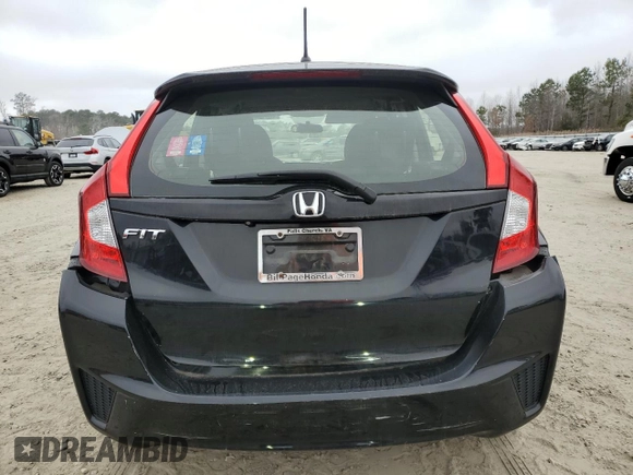 2017 Honda Fit LX with VIN JHMGK5H58HS013728, listed as a Copart auction lot 48789895 with 42,041 mi miles and Salvage Title. Bid and sale history available at carsss.com. Image 6.