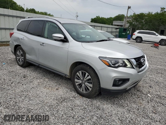 2019 Nissan Pathfinder SV with VIN 5N1DR2MN9KC618732, listed as a Copart auction lot 57251805 with 140,663 mi miles and Salvage title. Bid and sale history available at DreamBid. Image 4.