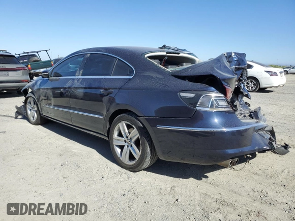 2014 Volkswagen CC Sport with VIN WVWBP7AN1EE506177, listed as a Copart auction lot 76997114 with 117,039 mi miles and Salvage Title. Bid and sale history available at carsss.com. Image 2.
