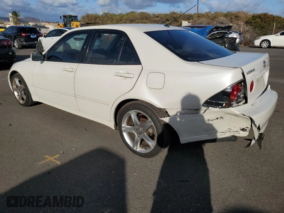 2001 Lexus IS 300/350 z VIN JTHBD182510004540, wystawiony jako Copart lot #41866205 z przebiegiem 120 248 mil mil oraz Szkoda całkowita • Salvage title. Historia ofert i sprzedaży dostępna na DreamBid. Obrazek 2.