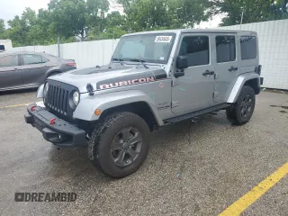 2018 Jeep Wrangler Unlimited Rubicon Recon z VIN 1C4BJWFGXJL814198, wystawiony jako Copart lot #59434645 z przebiegiem 43 931 mil mil oraz Szkoda całkowita • Salvage title. Historia ofert i sprzedaży dostępna na DreamBid. Obrazek 1.