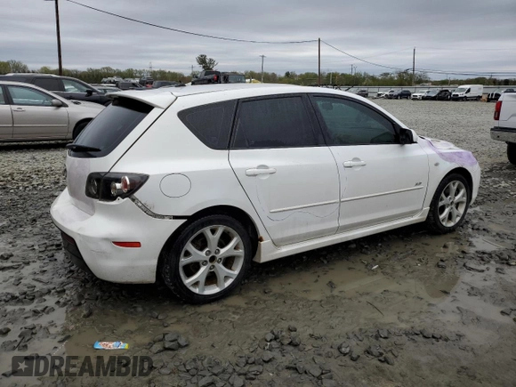 2008 Mazda 3 s GT *Ltd Avail* with VIN JM1BK344X81118046, listed as a Copart auction lot 53724745 with 140,018 mi miles and Salvage Title. Bid and sale history available at carsss.com. Image 3.