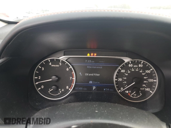 2019 Nissan Altima SR with VIN 1N4BL4CV0KC206702, listed as a Copart auction lot 48730745 with 93,300 mi miles and Salvage Title. Bid and sale history available at carsss.com. Image 9.