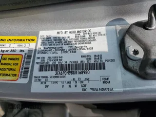 2016 Ford Fusion SE with VIN 3FA6P0H98GR168980, listed as a Copart auction lot 59084505 with 147,658 mi miles and Salvage title. Bid and sale history available at DreamBid. Image 12.