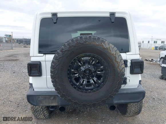 2019 Jeep Wrangler Unlimited Sport with VIN 1C4HJXDG0KW505973, listed as a IAAI auction lot 41736235 with 118,867 mi miles. Bid and sale history available at carsss.com. Image 17.