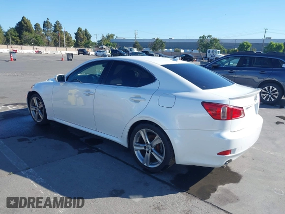 2012 Lexus IS 250 with VIN JTHBF5C23C5173325, listed as a IAAI auction lot 41612562 with Not provided miles and . Bid and sale history available at DreamBid. Image 3.