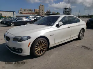 2016 BMW 5 Series 528i z VIN WBA5A5C57GD525550, wystawiony jako Copart lot #60000485 z przebiegiem 90 851 mil mil oraz Czysty tytuł • Clean title. Historia ofert i sprzedaży dostępna na DreamBid. Obrazek 1.