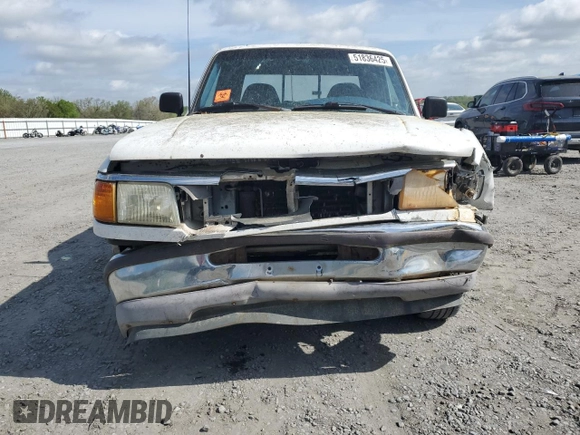 1995 Ford Ranger XL with VIN 1FTCR14A6SPA01420, listed as a Copart auction lot 51836425 with 165,640 mi miles and Salvage Title. Bid and sale history available at DreamBid. Image 5.