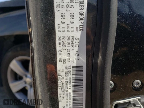 2011 Jeep Compass with VIN 1J4NT1FA4BD159872, listed as a Copart auction lot 74118834 with 142,660 mi miles and Salvage Title. Bid and sale history available at carsss.com. Image 15.