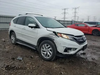 2015 Honda CR-V EX-L with VIN 5J6RM4H71FL020781, listed as a Copart auction lot 49525715 with 86,243 mi miles and Salvage Title. Bid and sale history available at carsss.com. Image 4.