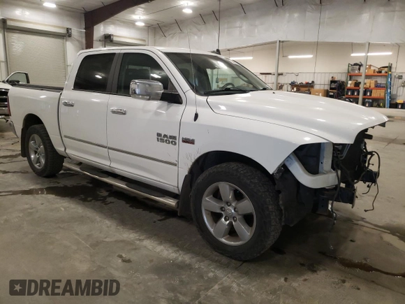 2016 Ram 1500 Big Horn with VIN 3C6RR7LT2GG318324, listed as a Copart auction lot 71448714 with 97,565 mi miles and Salvage title. Bid and sale history available at DreamBid. Image 4.
