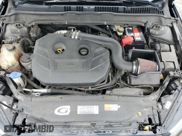 2016 Ford Fusion SE with VIN 3FA6P0T98GR163785, listed as a Copart auction lot 61542735 with 112,776 mi miles and Salvage title. Bid and sale history available at DreamBid. Image 11.